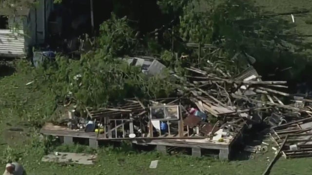 storm damage Hood and Parker counties 